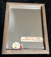 VINTAGE ZIGGY Mirror Dad You're Tops Tom Wilson 8x6.25 80's Retro picture