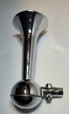 Vintage Chrome Plated Handheld Trumpet Air Horn picture