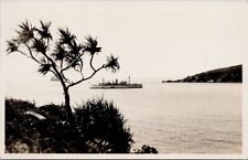 HMAS 'Moresby' Ship Australia Scawfell Island Queensland c1924 RPPC Postcard E77 picture