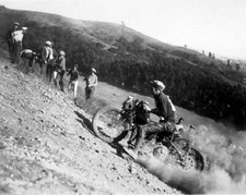 Harley-Davidson Hill climbing Print 8x10 Photo 14 picture