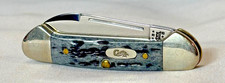 2001 Case XX Knife Baby Butterbean 62132 Double Folding Blade Jigged Handle picture