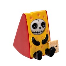 PT FurryBones Chedda the Cheese Skull Resin Mini Figure picture
