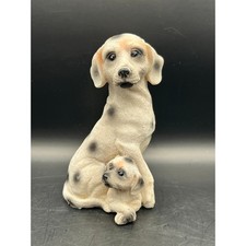 Dalmatian Dog Figurine Statue Mother Puppy Home Decor Animal Lover Gift 5.25