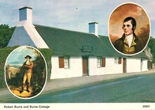 Robert Burns Cottage Vintage Postcard Unposted - picture