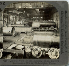 PENNSYLVANIA, Baldwin Locomotive Works, Philly--Keystone Ed. Set Stereoview #82 picture