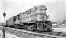Original Negative Pacific Great Eastern Railway PGE 580 1950s Cars RR Signal picture