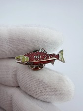 1991 Salmon Lapel Pin - Small Item picture