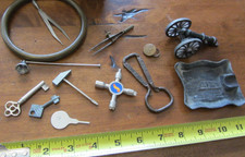 antique keys banthrico bottle opener century of progress w/ cannon metal lot picture