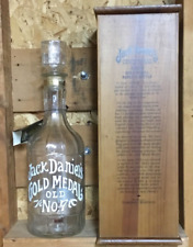Rare Empty Jack Daniel’s 100th Anniversary Gold Medal whiskey bottle and box picture