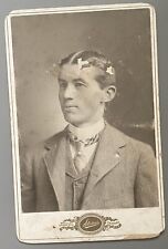 1890s Harley Doc Parker MLB Chicago Cub Baseball Cabinet Billiard Instructor picture