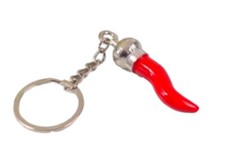  Italian horn keychain, solid metal, not plastic🇺🇸 USA SHIPPER 🇺🇸 Cornicello picture
