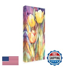 Trademark Fine Art Annelein Beukenkamp 'Tall Blondes' Wrapped Canvas 14x32 picture