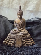 Thai Rattanakosin style bronze est late 19th early 20th cent gilt-bronze Buddha picture