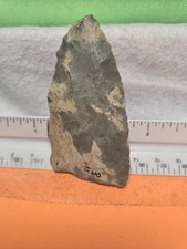 Authentic beautiful side knife made of Indiana green chert from Ind. picture