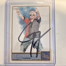 Topps 2011 Allen & Ginter The World's Champions #209 Guy Fieri Autograph picture