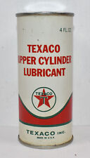 Vintage NOS Texaco Upper Cylinder Lubricant 4 Fl Oz Advertising Can picture