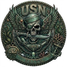 Salty US Navy Sailor Deployment Coffee Mug - Prior Service USN Gift Drinkware picture