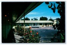 Tampa Florida Postcard Coral Motel Hillsboro Ave. Exterior c1960 Vintage Antique picture