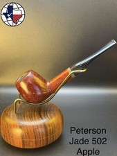 Vintage Peterson Jade 502 Apple Tobacco Pipe picture