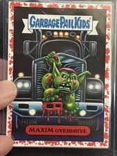 Garbage Pail Kids Card Maxim Overdrive Number Stamped 55/75 Mint Condition  picture