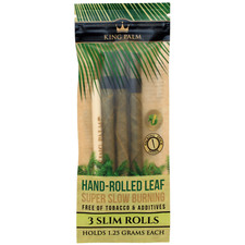 King Palm 3 Slim Tobacco Rolls Super Slow Burning Leaf - picture