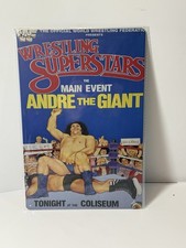 Andre The Giant Metal Sign Of Ljn Poster WWF Wrestling Superstars picture