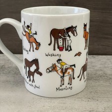 Tyrrell Katz for McLaggan Smith Scotland Equestrian Horse Pony Graphic Mug 10oz picture