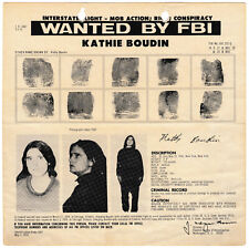 Kathy Boudin FBI Wanted Poster -- original, 1 May 1970 picture
