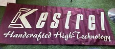 Vintage KESTREL Banner Road Bike Sign Bicycle 25