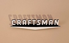 NICE Vintage Craftsman Metal Badge Emblem Chevron Toolbox Logo V Nameplate picture