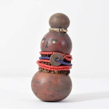 Nyamwezi Beaded Fertility Doll Gourd Tanzania picture