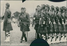 1929 Edward Prince England Royalty Ceremony Dover Uniform Vintage Photo 7x9 picture
