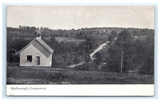 Looking South from Congregational Church Marlborough Marlboro CT Connecticut C7 picture