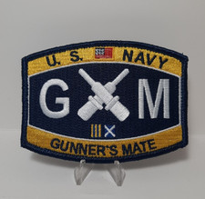 United States Navy Gunner's Mate Hook Back Patch 4