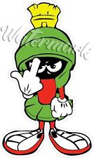 Marvin the Martian Middle Finger Sticker / Vinyl Decal |10 Sizes with TRACKING picture
