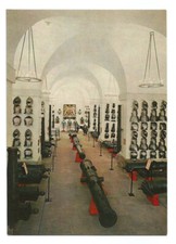 Tower of London England Postcard Armoury Cannon Room picture