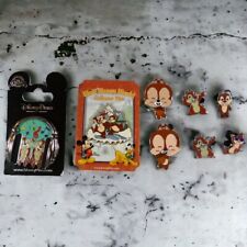 Disney Parks 8pc Lot Chip and Dale Headphones & More Trading Pins ~ NEW  (x8) picture