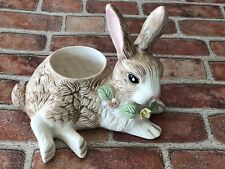 Vintage 1994 Easter Holland Floral Inc Long Eared Bunny Planter picture