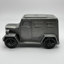 Vintage 1974 Banthrico Armored Truck Coin Bank Fort Leavenworth Credit Union picture