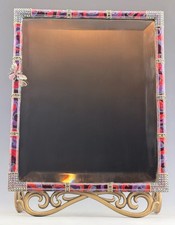 🦋 MINT Stunning Jay Strongwater Standup Bee Mirror 8.5”x10.5” ($1,200 Retail) picture