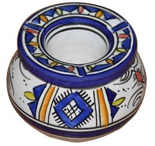 Ceramic Ashtray Moroccan Outdoor Smokeless Cigar Patio Garden Ashtrays Medium picture