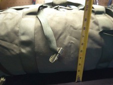 GENUINE US MILITARY ARMY GREEN DUFFLE BAGS . PRE-OWNED BAGS VARY IN APPEARANCE. picture