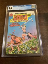 1984 Pacific GROO THE WANDERER #7 Graded CGC 9.2 NM- Sergio Argonnes WHITE PAGES picture