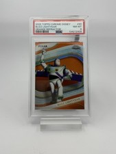 2026 Topps Chrome Disney Buzz Lightyear Orange Image Variation IV PSA 8 picture