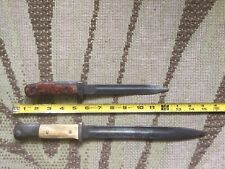 two vintage military bayonets combat fighting knives picture