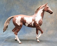 Breyer Lonesome Glory Custom Silver Bay Overo Paint Horse Model Marina mawaldees picture