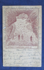 1906 Mammoth Cave Kentucky Art View Postcard & Doane Cancel picture
