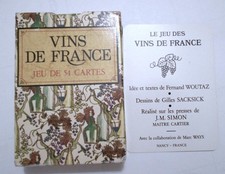 Vintage French Vins de France Playing Card Deck Grimaud picture
