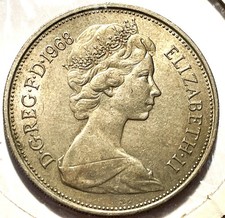 Great Britain - 1968 - 10 New Pence - Elizabeth II 2nd - UK - England picture
