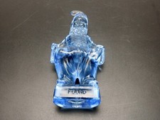 Mosser Mindy Clown Blue Glass Figurine, Paperweight, 